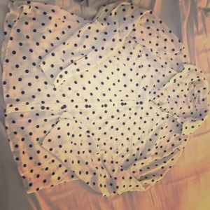 Express portofino polka dot shirt size M